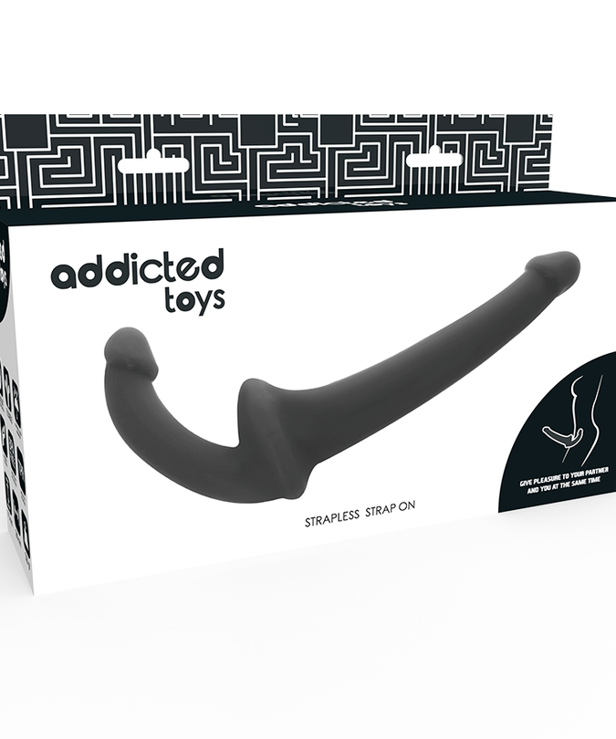 ADDICTED TOYS - DILDO MET RNA S ZONDER ONDERWERPING ZWART