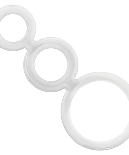 ADDICTED TOYS - RINGS SET FOR PENIS TRANSPARENT ADDICTED TOYS - RINGS SET FOR PENIS TRANSPARENT
