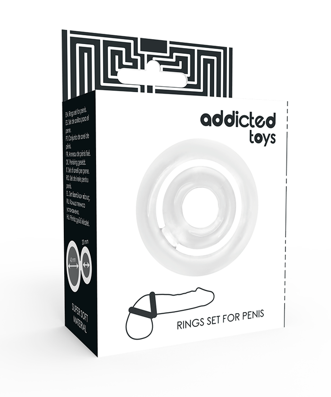 ADDICTED TOYS - POTENZ- C-RING PENIS CLEAR