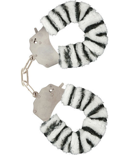 TOYJOY - FURRY FUN CUFFS BONDAGE ZEBRA TOYJOY - FURRY FUN CUFFS BONDAGE ZEBRA