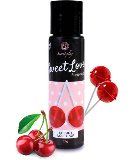 SECRETPLAY - CHERRY LOLLIPOP GEL SWEET LOVE 60 ML SECRETPLAY - CHERRY LOLLIPOP GEL SWEET LOVE 60 ML