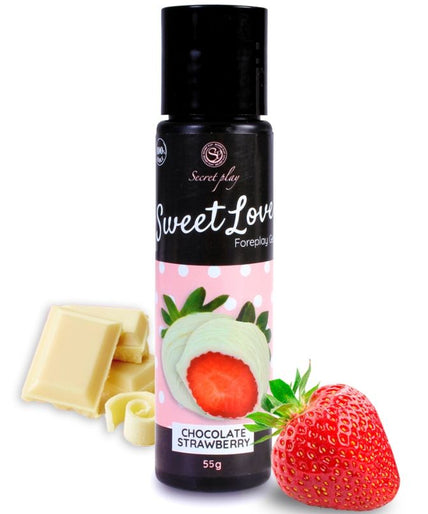 SECRETPLAY - GEL SWEET LOVE STRAWBERRY AND WHITE CHOCOLATE 60 ML SECRETPLAY - GEL SWEET LOVE STRAWBERRY AND WHITE CHOCOLATE 60 ML