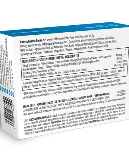 ANDROPHARMA PENIS - PENISVERGROTEND SUPPLEMENT ANDROPHARMA PENIS - PENISVERGROTEND SUPPLEMENT