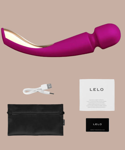 LELO – Smart Wand 2 Large – Deep Rose - by Pleasurements LELO – Smart Wand 2 Large – Deep Rose - by Pleasurements
