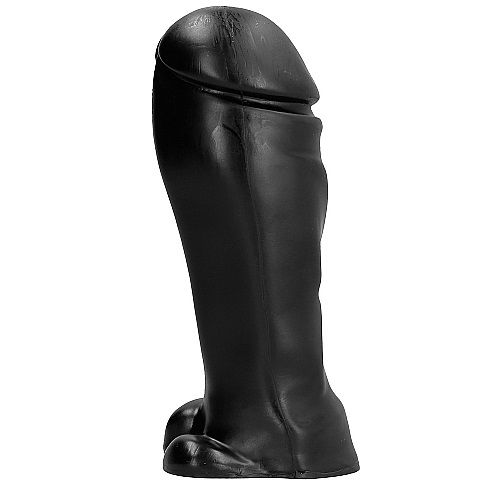 All Black – Realistic Dong Black Broad Toe 22 cm