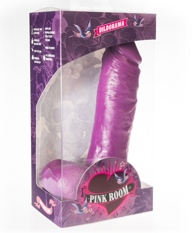 Pink Room – Anton Realistic Dildo Purple 21.5 Cm
