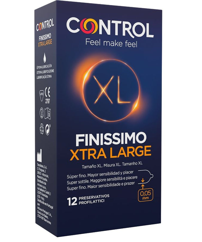 CONTROL - FINISSIMO XL CONDOMS 12 STUKS