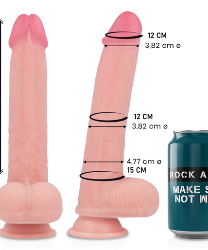 ROCKARMY - LIQUID SILICONE PREMIUM KINGCOBRA REALISTIC 24 CM -O- 4.77 CM ROCKARMY - LIQUID SILICONE PREMIUM KINGCOBRA REALISTIC 24 CM -O- 4.77 CM