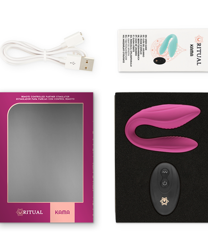RITHUAL - KAMA REMOTE CONTROL FOR COUPLES ORCHID RITHUAL - KAMA REMOTE CONTROL FOR COUPLES ORCHID