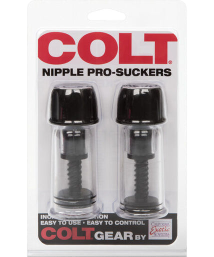 CALEXOTICS - COLT BLACK NIPPLE SUCTION CUPS CALEXOTICS - COLT BLACK NIPPLE SUCTION CUPS