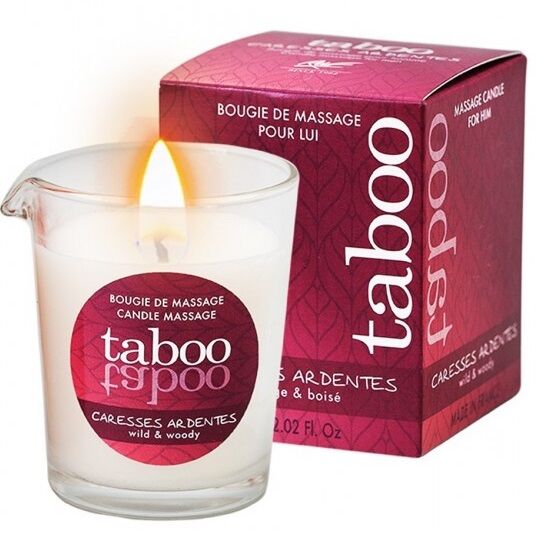 RUF - TABOO MASSAGEKAARS VOOR HEM CARESSES ARDENTES VAREN AROMA
