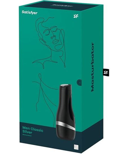 SATISFYER - MASTURBATOR MEN CLASSIC SILVER SATISFYER - MASTURBATOR MEN CLASSIC SILVER