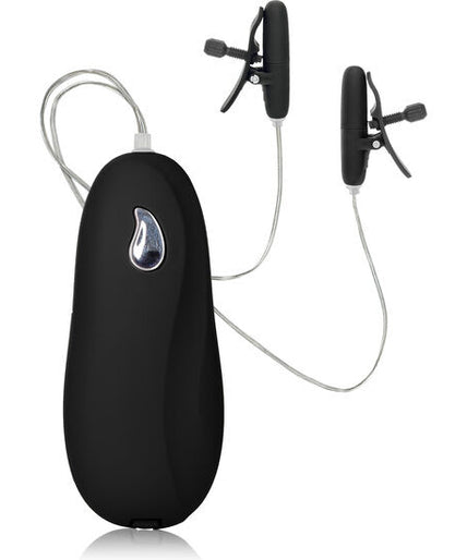 CALEXOTICS - VIBR HEATED NIPPLE TEASERS BLACK CALEXOTICS - VIBR HEATED NIPPLE TEASERS BLACK