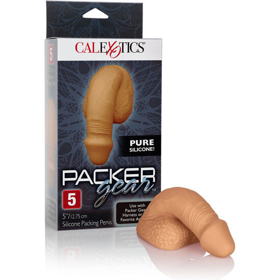 CALEXOTICS - SILICONEN PACKING PENIS 12.75 CM KARAMEL