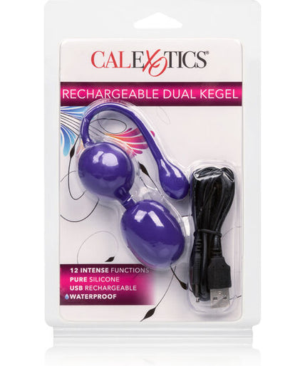 CALEXOTICS - RECHARGEABLE DUAL KEGEL PURPLE CALEXOTICS - RECHARGEABLE DUAL KEGEL PURPLE