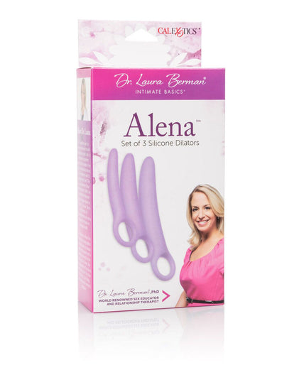 CALEXOTICS - DR LAURA BERMAN ALENA SET VAN 3 SILICONEN DILATORS CALEXOTICS - DR LAURA BERMAN ALENA SET VAN 3 SILICONEN DILATORS