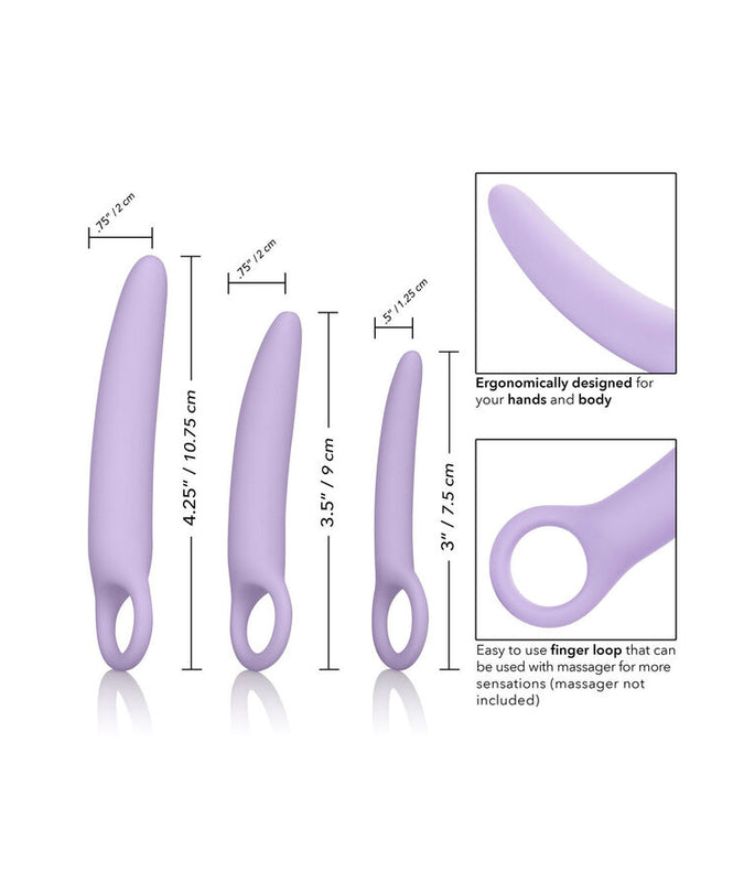 CALEXOTICS - DR LAURA BERMAN ALENA SET OF 3 SILICONE DILATORS