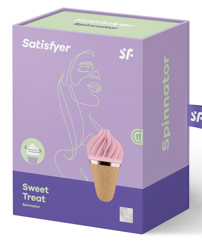 Satisfyer – Sweet Treat Spinnator Brown & Pink