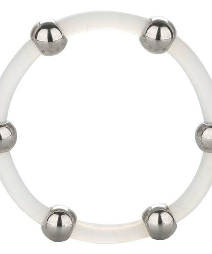 CALEXOTICS - STEEL BEADED SILICONE RING XL CALEXOTICS - STEEL BEADED SILICONE RING XL