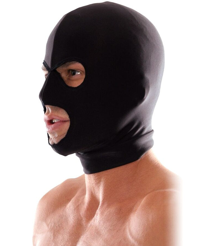 FETISH FANTASY SERIES - SPANDEX 3-HOLE HOOD