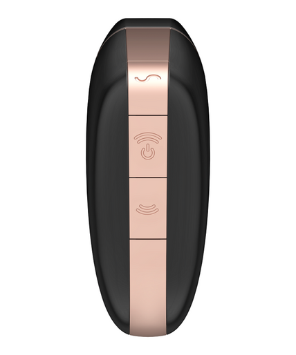 SATISFYER - LOVE TRIANGLE AIR PULSE STIMULATOR & VIBRATOR BLACK SATISFYER - LOVE TRIANGLE AIR PULSE STIMULATOR & VIBRATOR BLACK