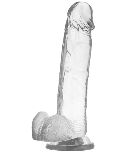 X RAY - CLEAR COCK WITH BALLS 22 CM -O- 4.6 CM X RAY - CLEAR COCK WITH BALLS 22 CM -O- 4.6 CM