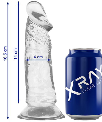 XRAY CLEAR COCK 16.5 CM X 4 CM XRAY CLEAR COCK 16.5 CM X 4 CM