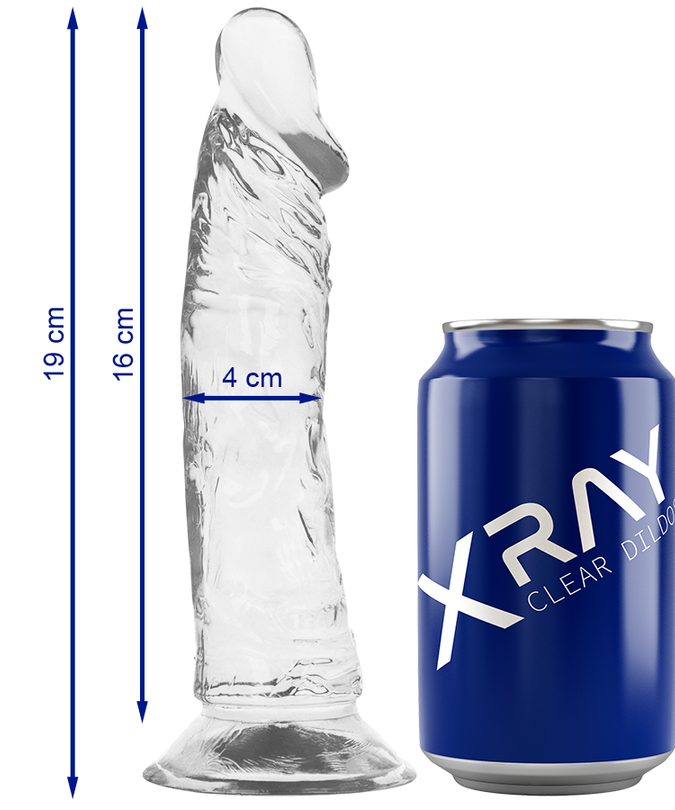 X Ray – Clear Cock Transparent 19 Cm