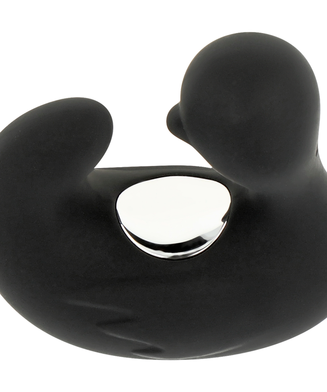 BLACK&SILVER - DUCKYMANIA RECHARGEABLE SILICONE STIMULATING DUCK THIMBLE