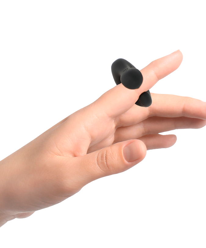 BLACK&SILVER - DUCKYMANIA RECHARGEABLE SILICONE STIMULATING DUCK THIMBLE