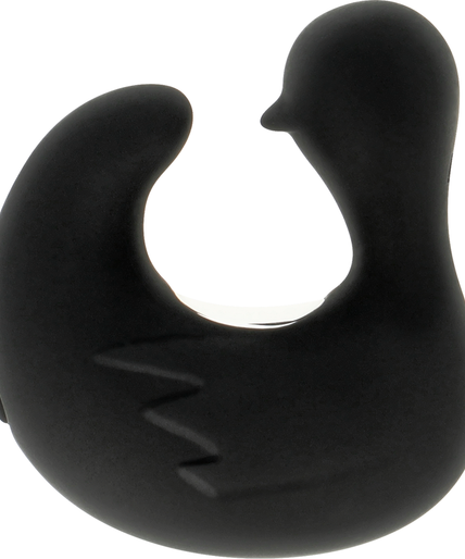 BLACK&SILVER - DUCKYMANIA RECHARGEABLE SILICONE STIMULATING DUCK THIMBLE BLACK&SILVER - DUCKYMANIA RECHARGEABLE SILICONE STIMULATING DUCK THIMBLE