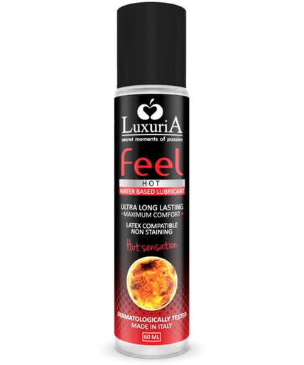 INTIMATELINE - LUXURIA FEEL HOT SENSATION WATER BASED LUBRICANT 60 ML INTIMATELINE - LUXURIA FEEL HOT SENSATION WATER BASED LUBRICANT 60 ML