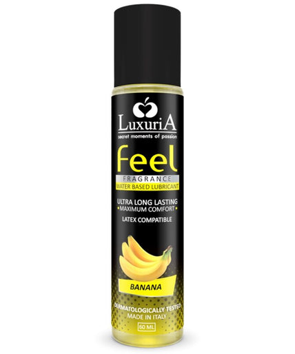 INTIMATELINE - LUXURIA FEEL BANANA WATER BASED LUBRICANT 60 ML INTIMATELINE - LUXURIA FEEL BANANA WATER BASED LUBRICANT 60 ML