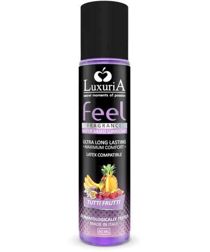 INTIMATELINE - LUXURIA FEEL TUTTI FRUTI WATER BASED LUBRICANT 60 ML INTIMATELINE - LUXURIA FEEL TUTTI FRUTI WATER BASED LUBRICANT 60 ML