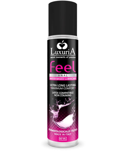 INTIMATELINE - LUXURIA FEEL ANAL WATER BASED LUBRICANT 60 ML INTIMATELINE - LUXURIA FEEL ANAL WATER BASED LUBRICANT 60 ML