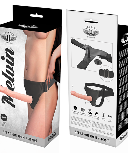HARNESS ATTRACTION - RNES MELVIN FLESH 19 CM -O- 4 CM HARNESS ATTRACTION - RNES MELVIN FLESH 19 CM -O- 4 CM