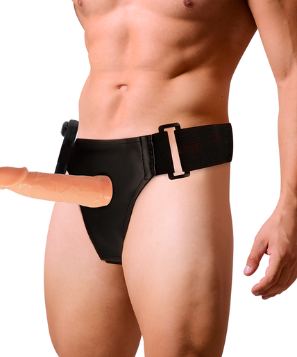 HARNESS ATTRACTION - WILLIAN HOLLOW RNES WITH VIBRATOR 17 CM -O- 4.5 CM HARNESS ATTRACTION - WILLIAN HOLLOW RNES WITH VIBRATOR 17 CM -O- 4.5 CM