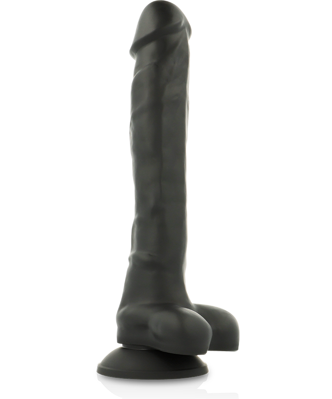 Pleasurements – Cock Miller – Dual Density Articulable Dildo Black 24 Cm