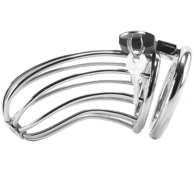 Metal Hard Bird Chastity Cage – Stainless Steel