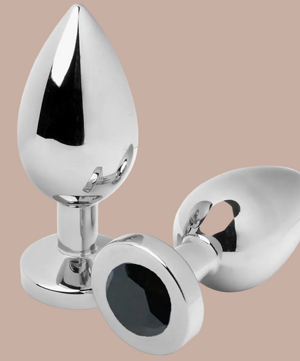 Metal Hard – Anale Plug Diamond Zwart Klein 5,71 cm – Roestvrij Staal Metal Hard – Anale Plug Diamond Zwart Klein 5,71 cm – Roestvrij Staal