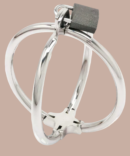 Metal Hard – Criss Cross Handcuffs – Stainless Steel Metal Hard – Criss Cross Handcuffs – Stainless Steel