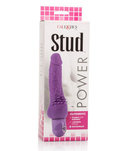 CALEXOTICS - POWER STUD CLITERRIFIC PURPLE VIBRATOR CALEXOTICS - POWER STUD CLITERRIFIC PURPLE VIBRATOR