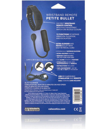 CALEXOTICS - WRISTBAND REMOTE PETITE BULLET CALEXOTICS - WRISTBAND REMOTE PETITE BULLET