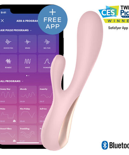 SATISFYER - MONO FLEX PINK WITH APP SATISFYER - MONO FLEX PINK WITH APP