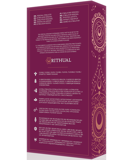 RITHUAL - ANUSARA DUAL RECHARGEABLE ENGINE 2.0 ORCHID RITHUAL - ANUSARA DUAL RECHARGEABLE ENGINE 2.0 ORCHID