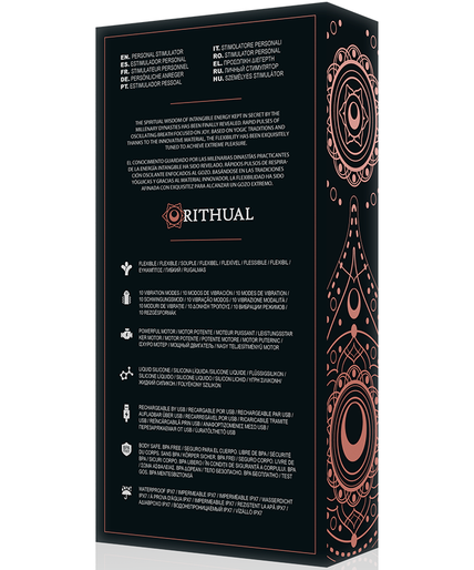 RITHUAL - KRIYA STIMULAODR RECHARGEABLE G-POINT BLACK RITHUAL - KRIYA STIMULAODR RECHARGEABLE G-POINT BLACK