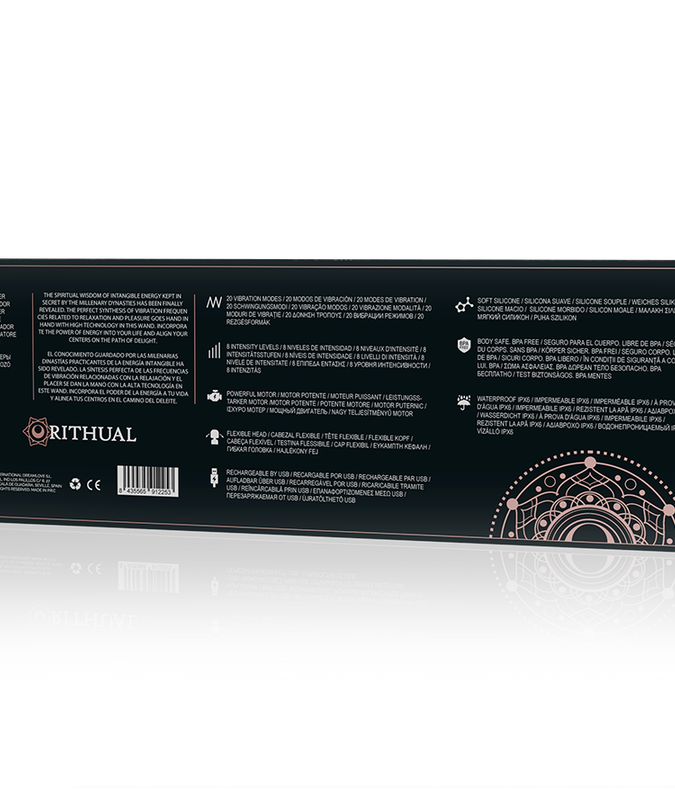 Rithual – Powerful Rechargeable Akasha Wand 2.0 Black