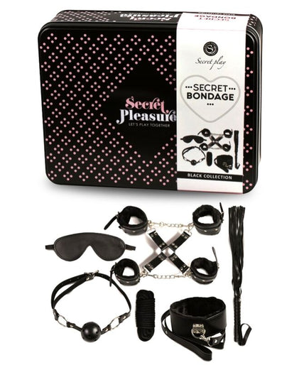 SECRETPLAY - BDSM SET 8 PCS BLACK SECRETPLAY - BDSM SET 8 PCS BLACK