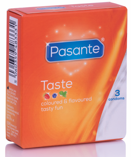 PASANTE - CONDOMS FLAVORS 3 UNITS PASANTE - CONDOMS FLAVORS 3 UNITS