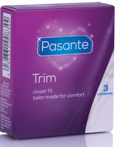 PASANTE - THIN TRIM MS DUN CONDOOM 3 STUKS PASANTE - THIN TRIM MS DUN CONDOOM 3 STUKS